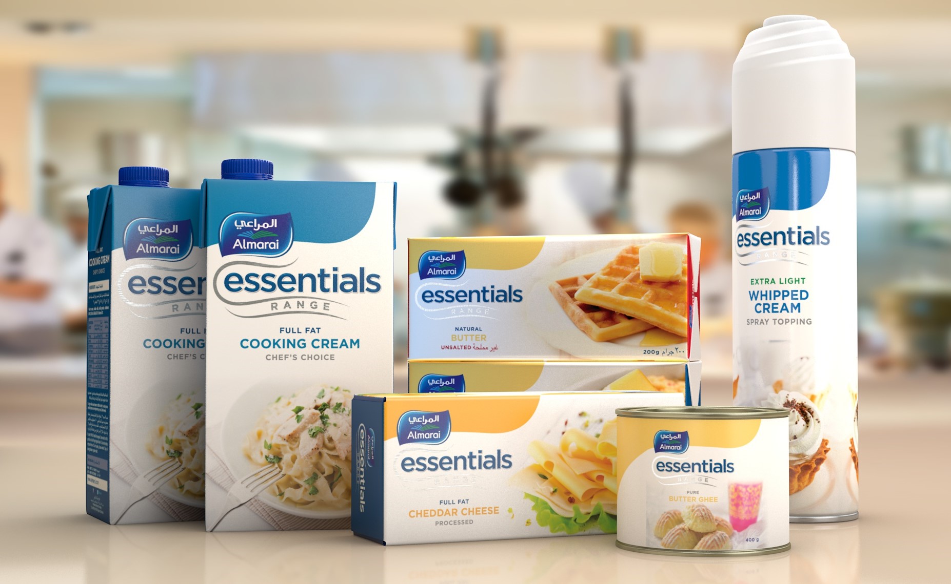 almarai dairy packaging design agency cream, milk, butter UAE, Dubai, Qatar