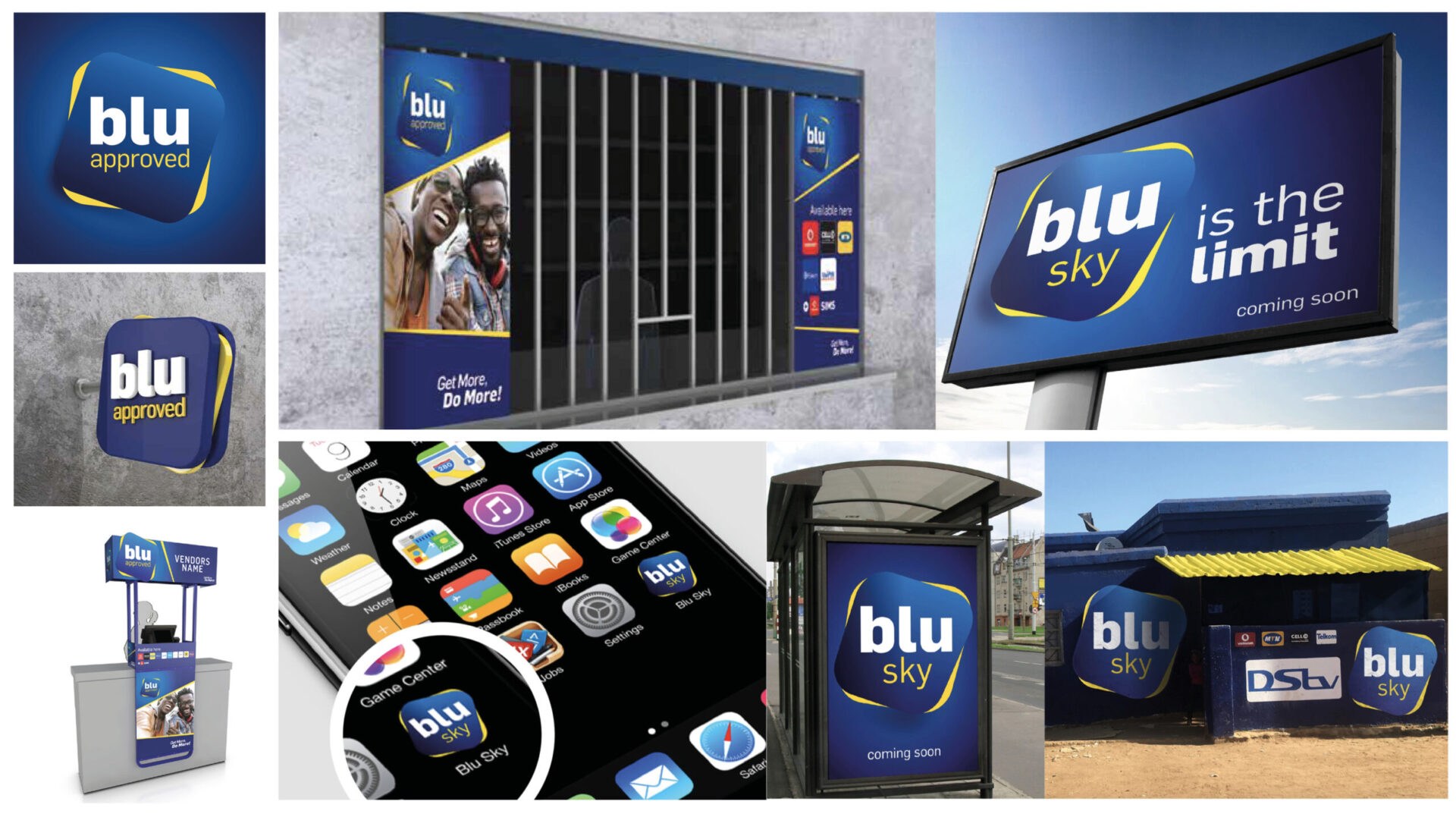 blu digital point of sale design
