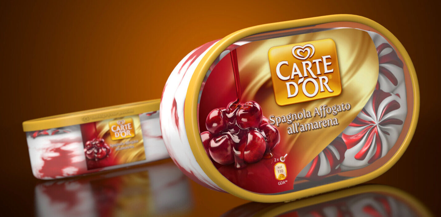 Carte D'or food and dairy packaging design agency