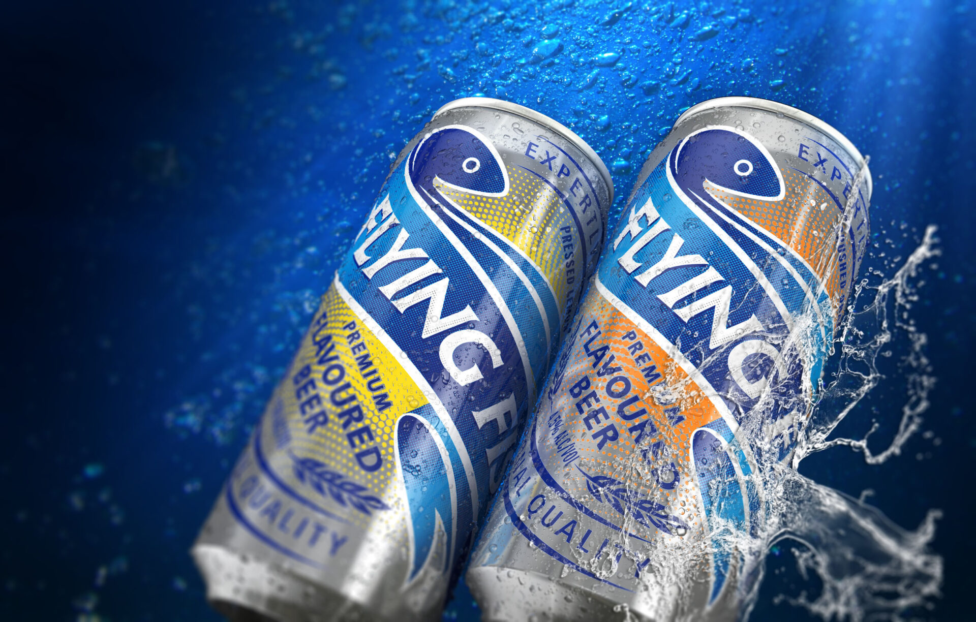 Flying Fish beer can alcohol packaging design south africa