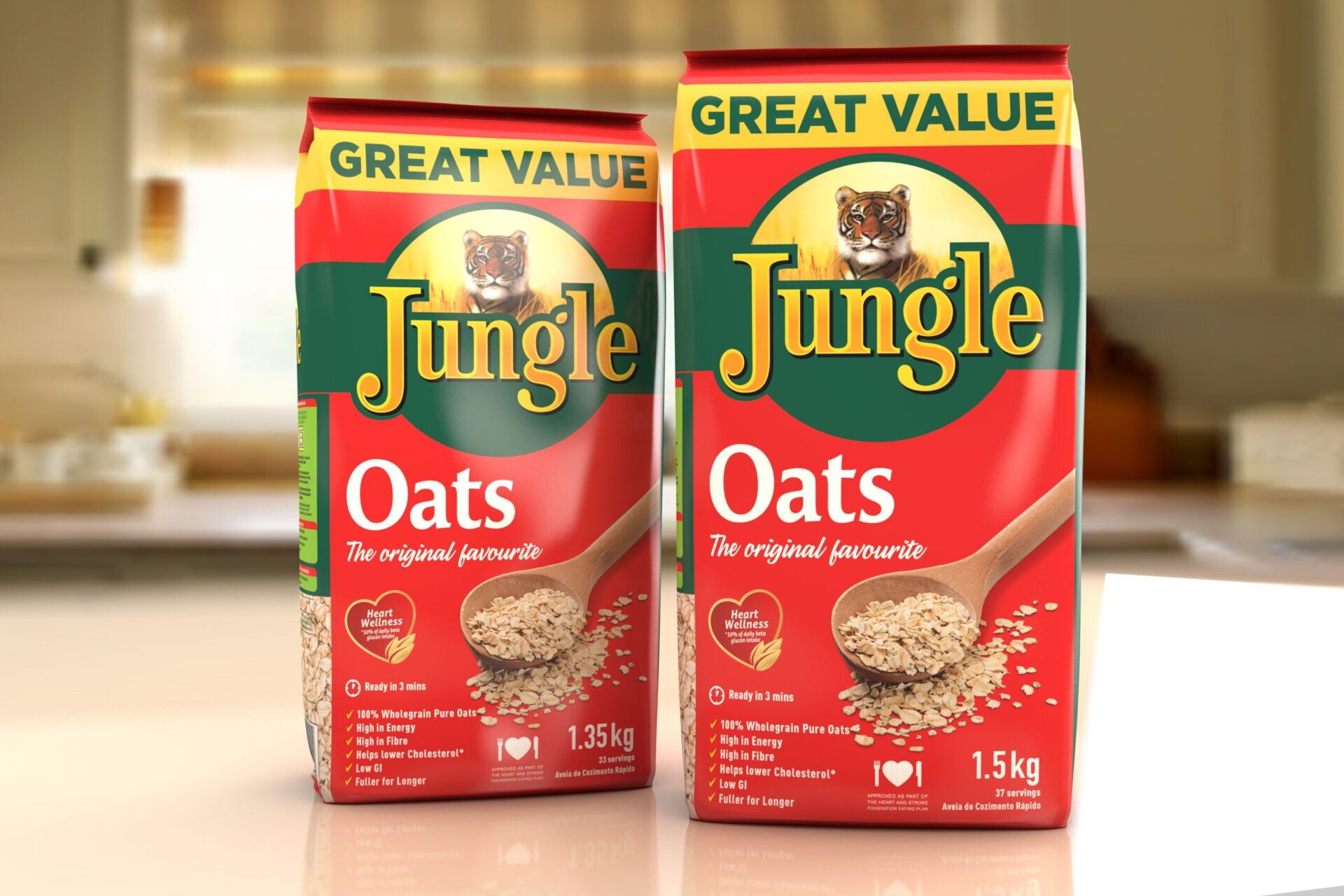 Jungle Oats Hero Product food packaging design agency South Africa, UAE, Dubai, USA full