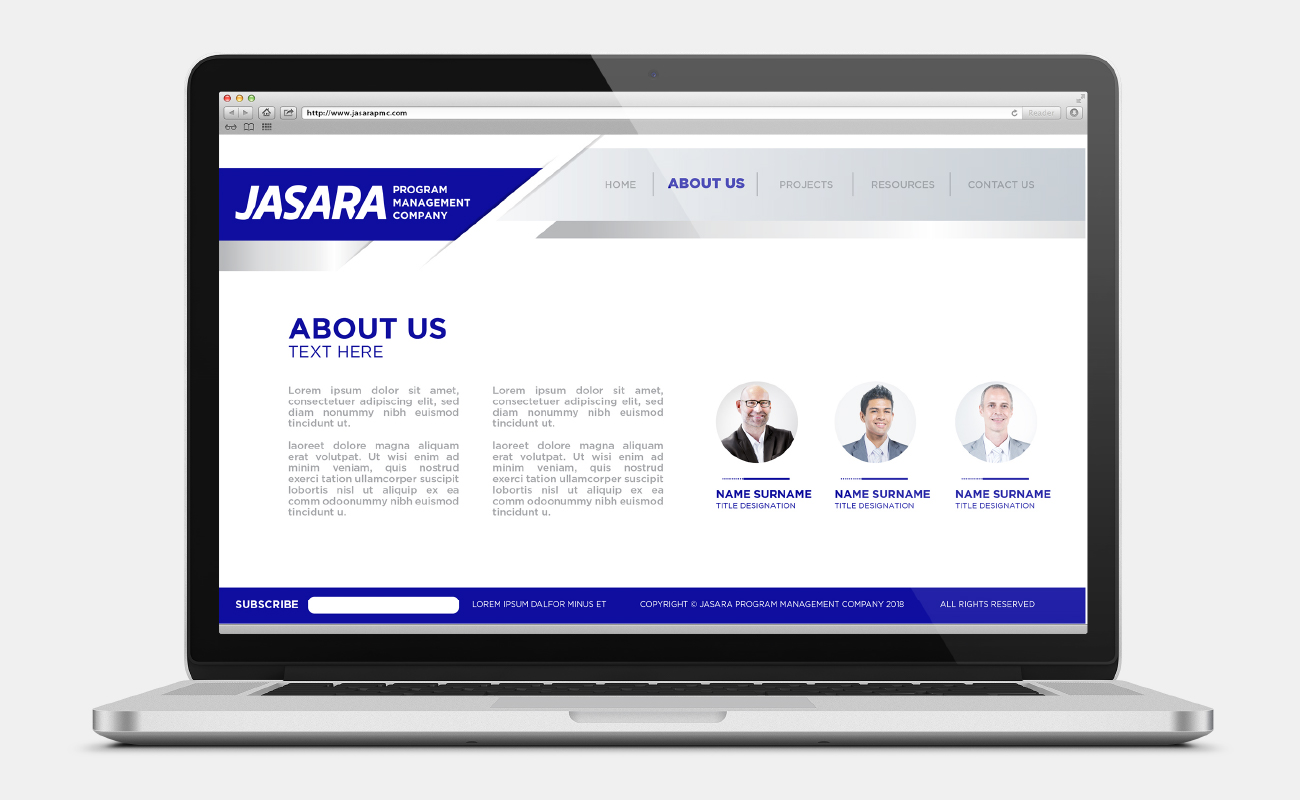 Jasara Website Design - About Us Page website design agency