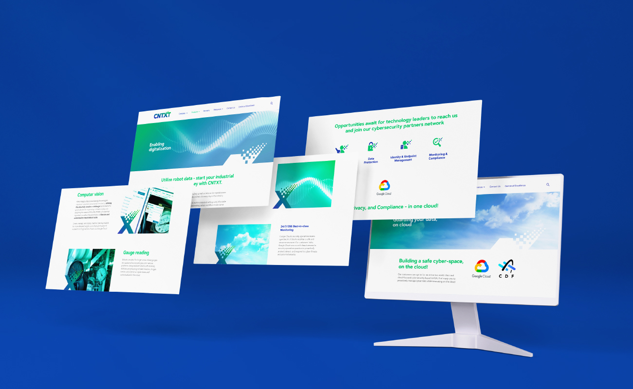 Saudi Aramco CNTXT website design agency Corporate Identity Design - Saudi Aramco and Baker Hughes