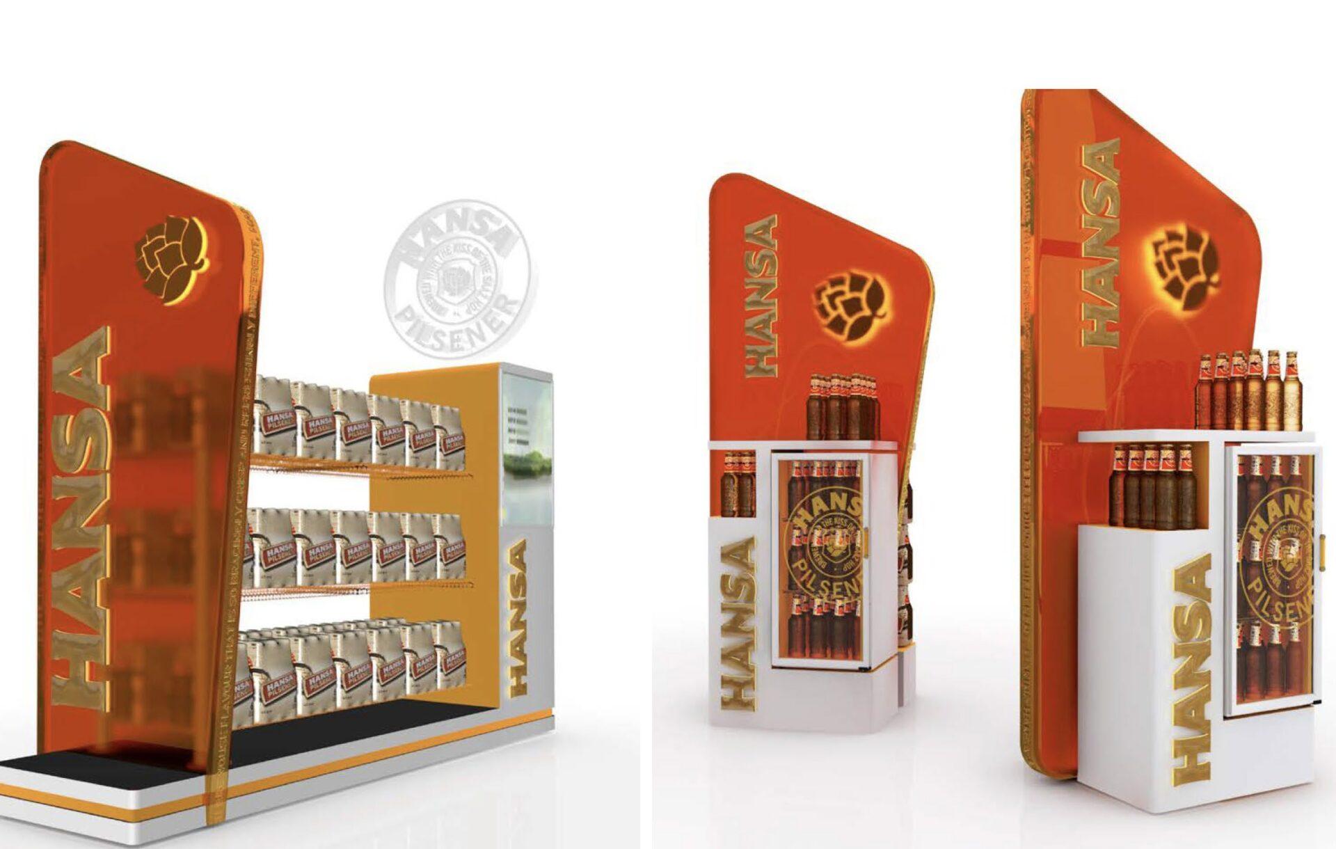 Hansa Beer Point of Sale Design Agency and Packaging Design Agency