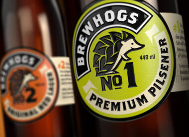 brew hogs beer packaging design