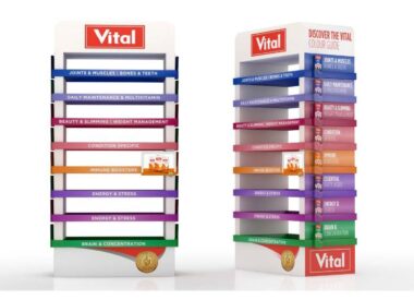 Vital Healthy Pharmaceutical point of sale design agency