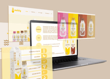 Maizly Website Design agency for Maizly Milk Alternative South Africa USA and Australia Full